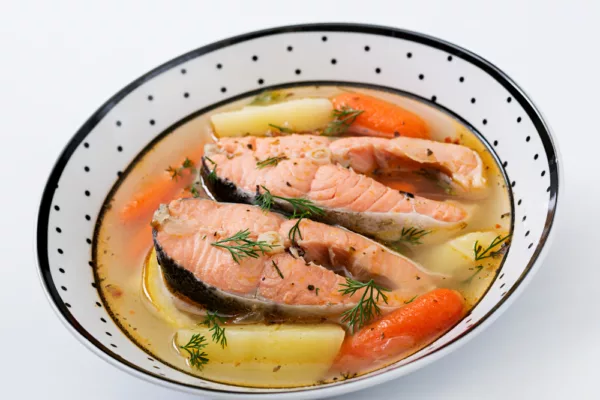 Sinigang na Salmon Belly